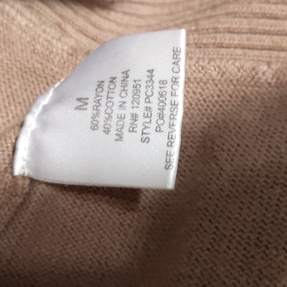 Cropped brown cardigan sweater - Picture 3 of 6